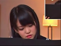 Teen Schoolgirl Kurumi Tachibana Focuses While Vibrated